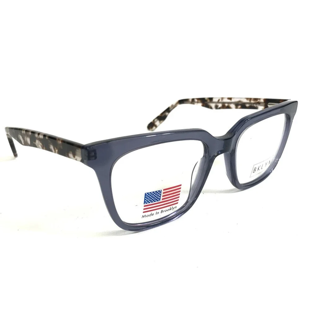 BKLYN Eyeglasses Frames WEST END CRYBL Crystal Blue Tortoise Full Rim 53-20-145